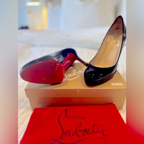 Authentic Christian Louboutin platform 4 inch heel - Picture 1 of 7